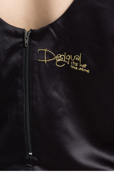 Đầm dài tay in hoa Desigual Regina - 67V28A32000