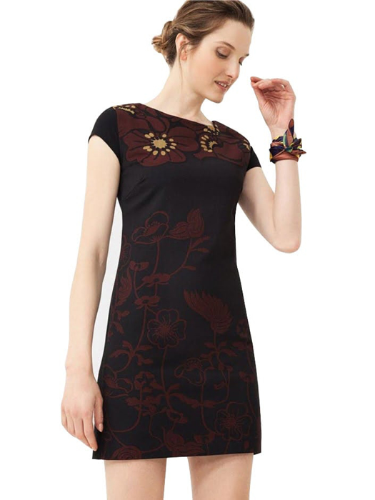 Đầm ngắn Desigual VEST_LEÓNIDAS - 67V28G15000