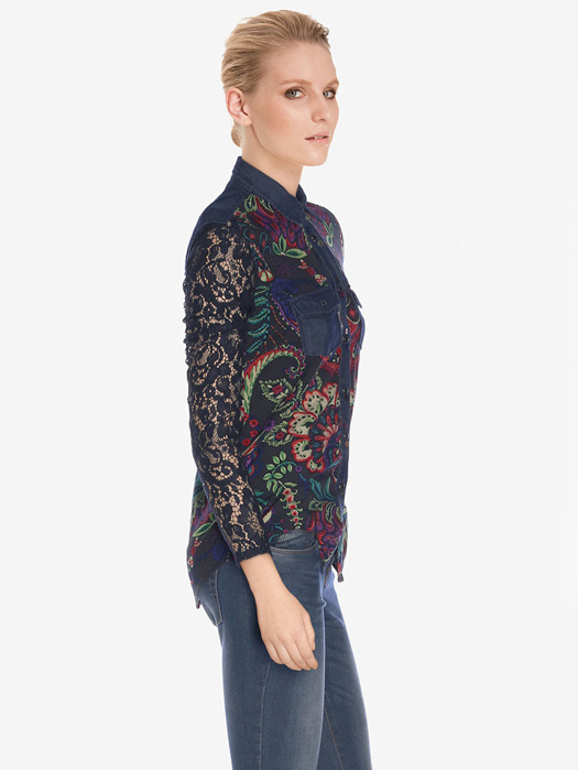 Áo Sơ Mi Tay Dài Nữ Phối Ren Desigual - 71C2EE95000