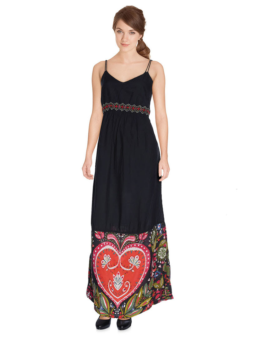 Đầm 2 dây Desigual ANARAUS - 61V28A42000