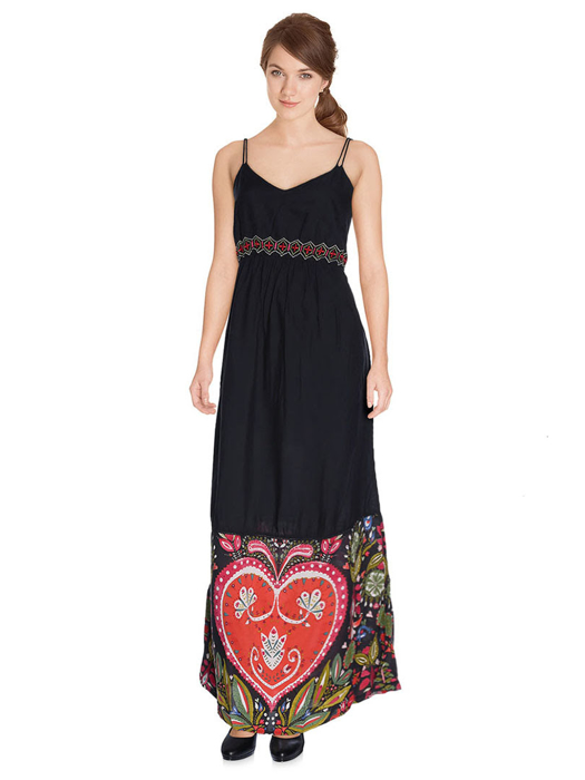 Đầm 2 dây Desigual ANARAUS - 61V28A42000