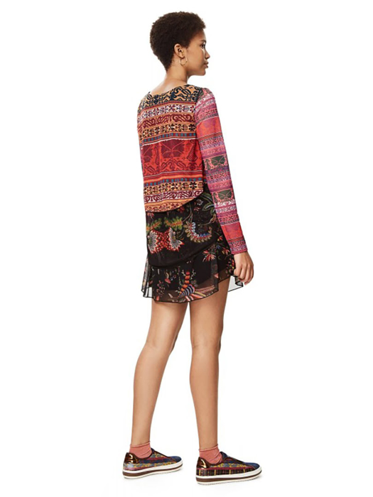 Đầm ngắn Desigual Dresses NEGRO - 17WWVKD52000