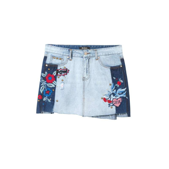Chân váy SKIRT DENIM PATCH - 18SWFD025183