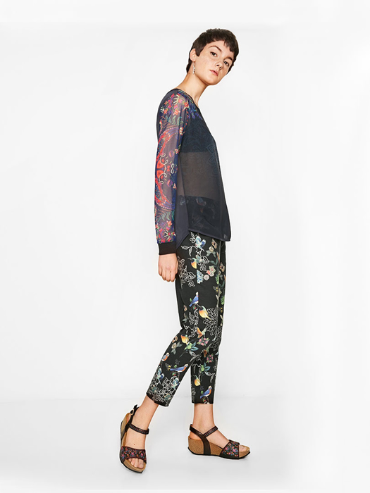 Áo dài tay nữ Desigual  “Mangas Full Print” - 71B2EJ05001