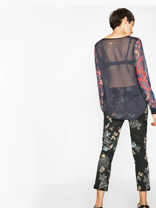Áo dài tay nữ Desigual  “Mangas Full Print” - 71B2EJ05001