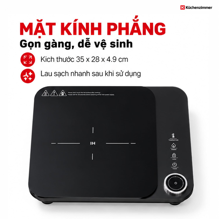 Bếp Từ Đa Năng Kuchenzimmer – An Toàn Với Tính Năng Tự Ngắt