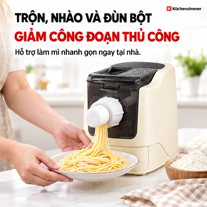 Máy Làm Mì Tươi 13in1 Kuchenzimmer – 13 Khuôn Tạo Hình