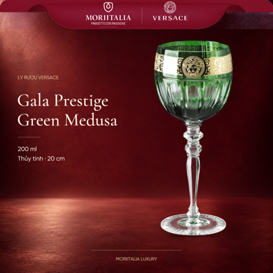 Ly rượu trắng Versace Gala Prestige Green-Medusa - 329071.40300